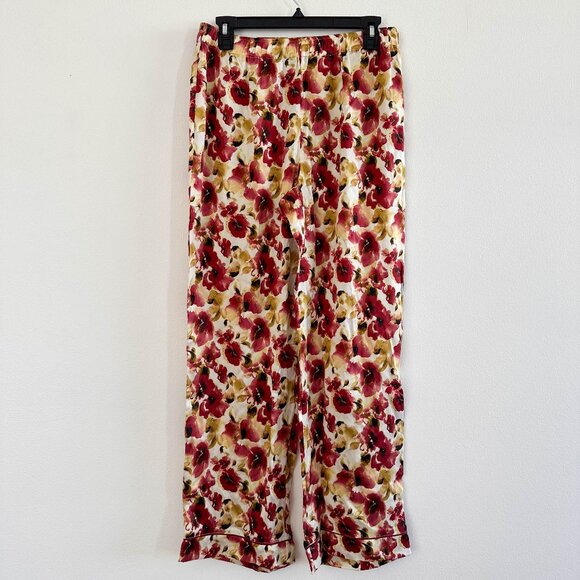 Eberjey x Lily Aldridge - Inez Washable Silk Printed Long PJ - Picture 1 of 4